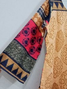 Printed  Kurta For Jeans Multicolour