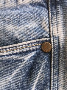 Vintage Wash Denim Jeans