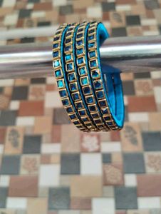 Brightening Blue Bangles