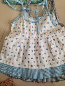 Daily Wear Tie Up Sleeve Frock