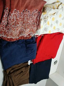 Combo Of Plazzos &amp; Pants