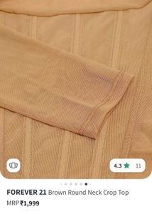 Forever 21 Top &amp; Puella Short Skirt Set ( Combo )