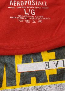Men T-shirt L Size