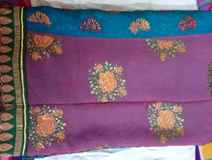 Light Weighted Saree With Blouse