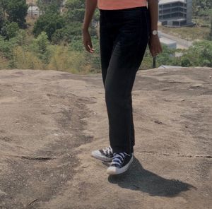 Moms Fit Black Jeans
