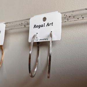 Hoop Earrings - Set of 2 Pairs