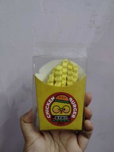FRENCH FRIES ERASER -8 PCS PACK