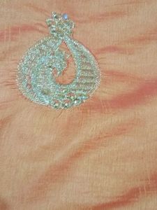 Elegant Embroidered Saree