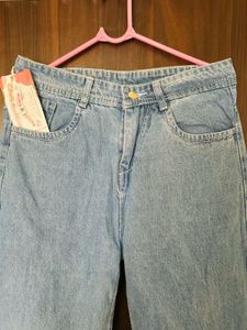 Wide Leg Denim Jeans