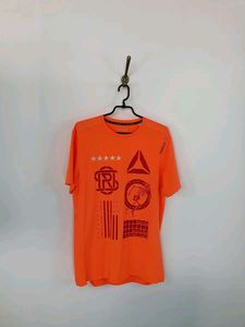 Reebok  Unisex T-shirt| Active Wear | Orange |