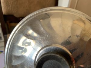 Steel Serving Bowl With Lid