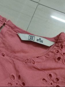 pink schifli dnmx top