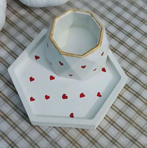Heart Planter with Tray