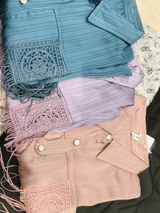 Chic Black Fringe Shirt