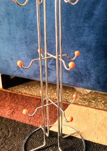Silver Stainless Steel Cup Rack