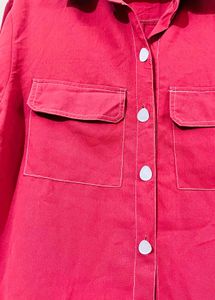 Red Shirt with Pockets