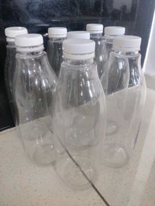 Plastic Bottles - Set of 8
