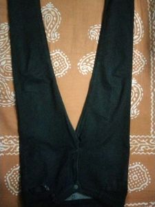 Black Solid Pant Size 34  Brand Zufix With Combo P
