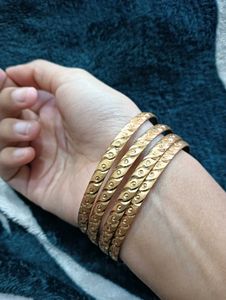 Golden Bangle Set
