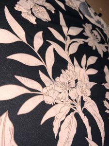Black And White Flower Top