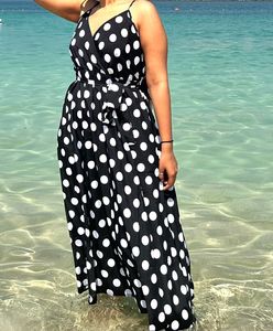 Polka Dot Maxi Dress