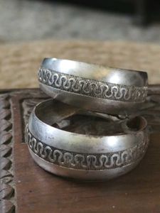 Large Vintage GS Hoops
