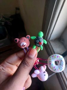 Cute Clay Paper Clips - Kawaii Desk Accessories