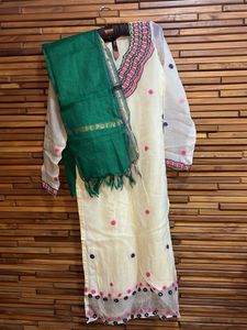 Elegant Embroidered Kurta Set