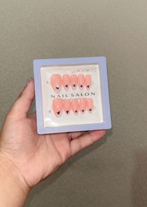 Heart Press-On Nails