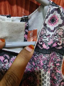 Girl Up And Down Frock With Belt