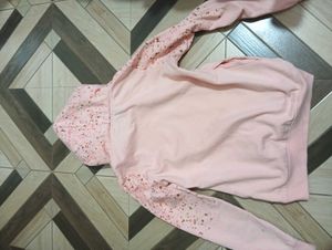 Pink Graphic Hoodie
