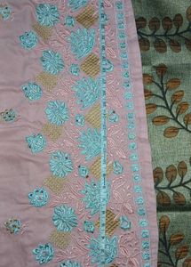 Embroidered Ethnic Dress Material
