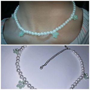 Choker White Pearl