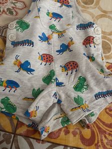 Baby Boy Dungaree Shorts 3-6 Months