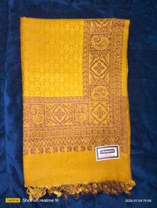 mustard luxury shawl