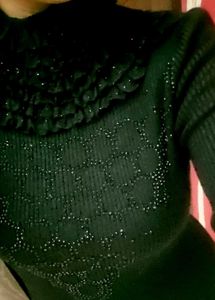 Black Knit Dress