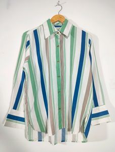 White With Multi Striped Co-ord Sets (Women&#39;s)