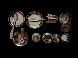 Steel Dinnerware Set