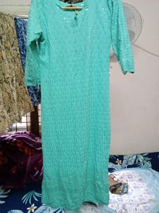Sea Green Colour Kurta