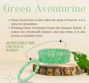 Natural Green Aventurine Bracelet