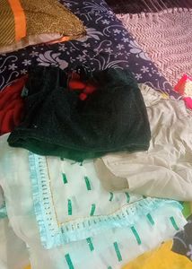 saree with readymade blouse