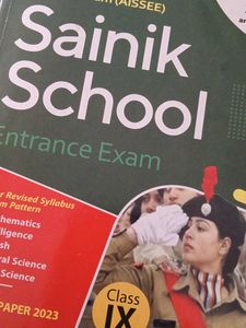 Sainik School Entrance Exam Class IX - 2023 Solved
