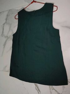 Emerald Green Lace Back Tank