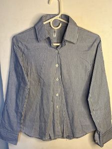 Striped Button-Down Shirt