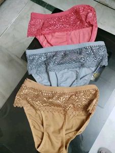 Lace Trim Underwear