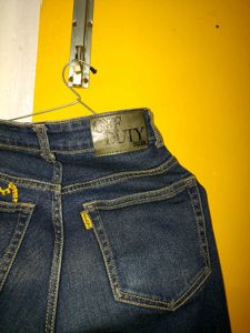 Dark Blue Denim Jeans