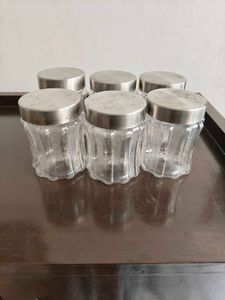 Set of 6 PET Storage Jars