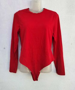 Red Bodysuit Top