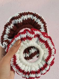 Crochet Hair Scrunchies