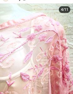baby pink saree🩷
